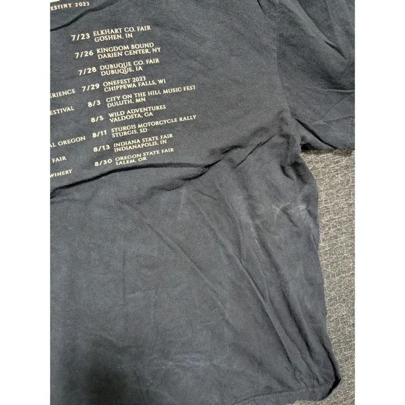 Skillet Band T-Shirt Summer of Destiny 2023 Tour Black Graphic Tee Mens Large - Picture 6 of 6